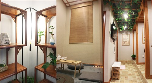 連鎖店裝修設計（元蒸道道家養身體驗館）