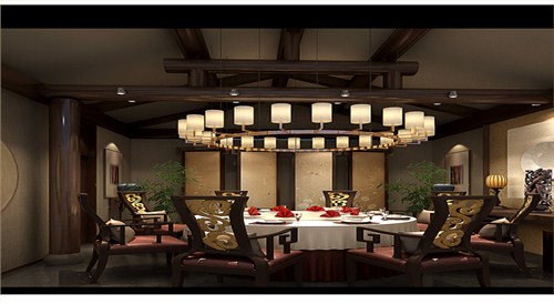 古典風(fēng)格會所餐飲店設(shè)計